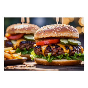 チーズバーガー ポスター