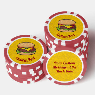 チーズバーガー ポーカーチップ