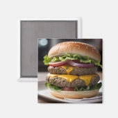 チーズバーガー マグネット (正面/裏面)