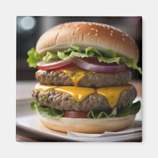チーズバーガー マグネット (正面)