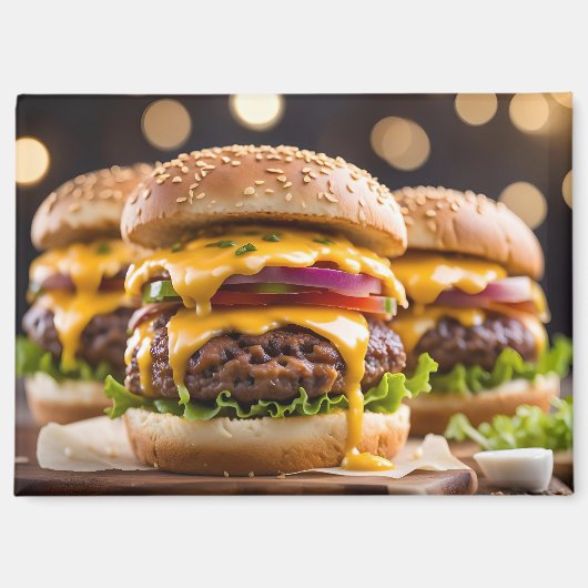 チーズバーガー マグネット (正面)