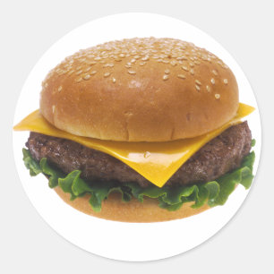 チーズバーガー ラウンドシール