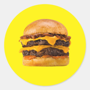 チーズバーガー ラウンドシール