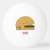 チーズバーガー 卓球ボール (正面)