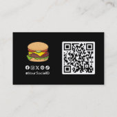 チーズバーガー 名刺 (裏面)