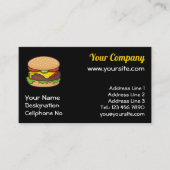 チーズバーガー 名刺 (正面)