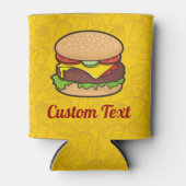 チーズバーガー 缶クーラー (正面)