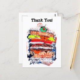 チーズバーガー#170229はがき ポストカード