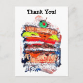 チーズバーガー#170229はがき ポストカード (正面)