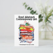 チーズバーガー#170229はがき ポストカード (スタンド正面)