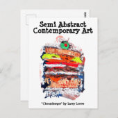 チーズバーガー#170229はがき ポストカード (正面/裏面)