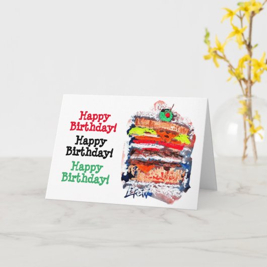 チーズバーガー#170229 カード (黄色い花)