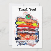 チーズバーガー#170229 サンキューカード (正面)