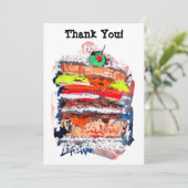 チーズバーガー#170229 サンキューカード (スタンド正面)