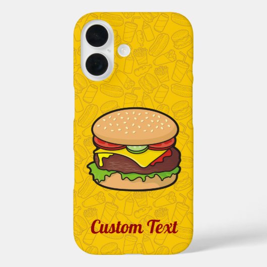 チーズバーガー Case-Mate iPhoneケース (裏面)