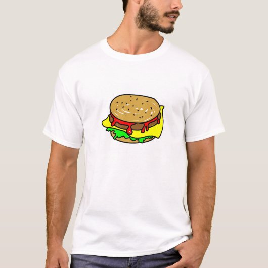 チーズバーガー Tシャツ (正面)