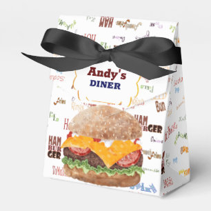 チーズバーガーBBQグリルファストフード フェイバーボックス