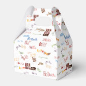 チーズバーガーBBQグリルファストフード フェイバーボックス (裏面サイド)