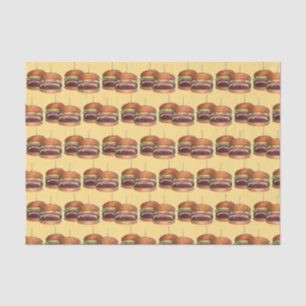 チーズバーガーBurgerハンバーガースライダーバーパブ 薄葉紙