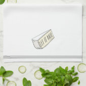 チーズパおもしろいンを入れる キッチンタオル (折り畳み)