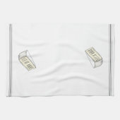 チーズパおもしろいンを入れる キッチンタオル (横)