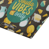 チーズパおもしろいンヴィンテージレトロ乳製品パターン カッティングボード (角)