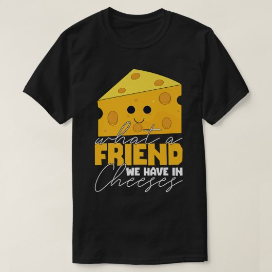 チーズパおもしろいン最高のンの友人BFFカップルの衣装 Tシャツ (デザイン正面)