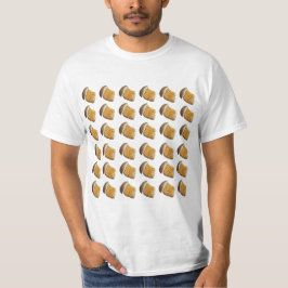 チーズパフのプリントが入ったTシャツ。模様が楽しい。 Tシャツ