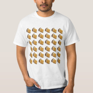 チーズパフのプリントが入ったTシャツ。模様が楽しい。 Tシャツ