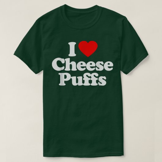 チーズパフハート Tシャツ (デザイン正面)
