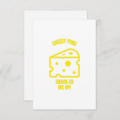 チーズパンチーおもしろいズの洒落 サンキューカード (正面/裏面)