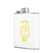 チーズパンチーおもしろいズの洒落 フラスク (左)