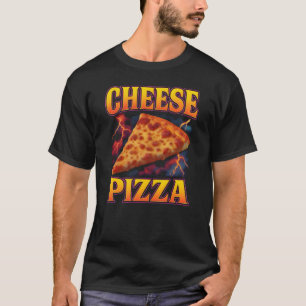 チーズピお気に入りのザフー風変わりド90sチーズピザ tシャツ