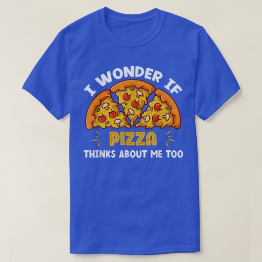 チーズピザおもしろい引用文ファーストフード Tシャツ (デザイン正面)