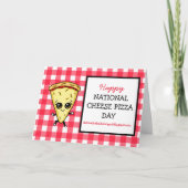 チーズピザの日(9月5日)おめでとう! カード (正面)