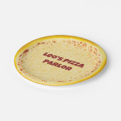 チーズピパーソナライズされたザパーラーピッツェリアパーティー ペーパープレート (アングル)