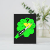 チーズファルトスラングを切る ポストカード (スタンド正面)