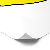 チーズフォトグラファーおもしろいパンのセイ ポスター (角)