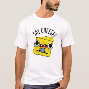 チーズフォトグラファーおもしろいパンのセイ Tシャツ