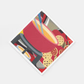 チーズフォンデュ スタンダードランチョンナプキン (角)