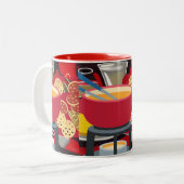 チーズフォンデュ ツートーンマグカップ (正面左)