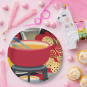 チーズフォンデュ ペーパープレート (パーティー)