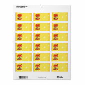 チーズフォンデュ ラベル (フルシート)