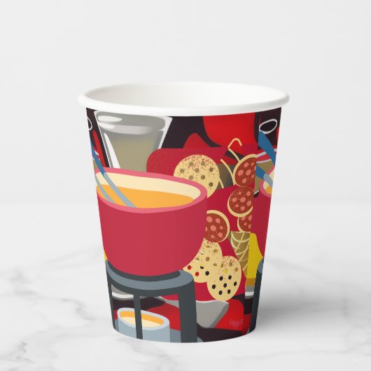 チーズフォンデュ 紙コップ (正面)