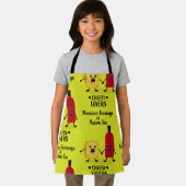 チーズフランスのとワインの贈り物 エプロン (インサイチュ)