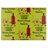 チーズフランスのとワインの贈り物 カッティングボード (正面)