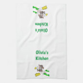 チーズフロッグマウスキッチンハンドタオル キッチンタオル (縦)
