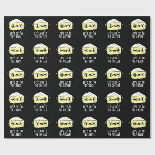 チーズフードに切りおもしろい込みようプンダーク ラッピングペーパー (フラット)