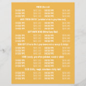 チーズブロック，チーズモ広告ンガー チラシ (裏面)