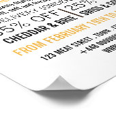 チーズブロック，チーズモ広告ンガー ポスター (角)